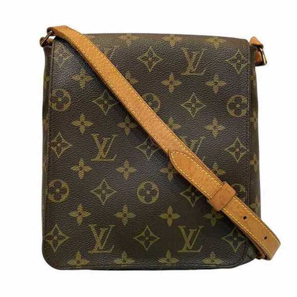 LOUIS VUITTON Brown Monogram Shoulder Bag - Picture 1 of 9